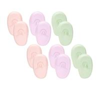 Toyvian Paraorecchie Applicazione Rapida e Confortevole in Silicone 6 Paia Riutilizzabili Protezione Morbida per Tinture Chioma Adatta per Saloni