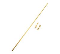 Toyvian Parapetto Metallico per Ripiano 40cm in Lega di Zinco Oro