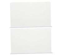 Toyvian Paraspruzzi Angolare per Vasca da Bagno 2 Pezzi in PVC Trasparente Barriera Antiacqua per Doccia Angolo Robusto e Stabile per Bagno Senza Schizzi