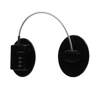 Toyvian parola d'ordine serratura codice cassetto chiavistello blocchi di frigo serrature per armadi di sicurezza serrature per cassetti a prova di plastica Black