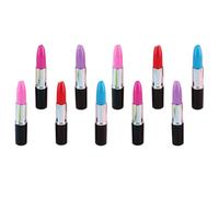 Toyvian Penna a Sfera Forma Rossetto Creativa in Plastica 15 Pezzi per Decorazioni Scuola Inchiostro che Non Sbava e Resistente alle Macchie, per Studenti Colore Casuale