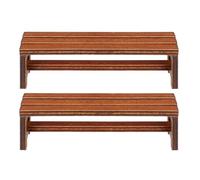 Toyvian per Casa Delle Bambole in Miniatura da 2 Pezzi: di E Sedia da Parco per Piccoli Mobili per Casa Delle Bambole, Bonsai, Terrari, Paesaggio, Accessori per Fate