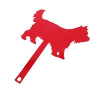 Toyvian per Postale Acrilico con Decorazione Cane Sciatore e Sostituzione Facile per Modelli Decorazione Festiva per Esterni