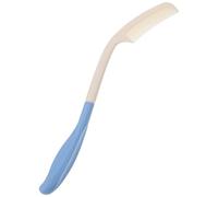 Toyvian Pettine Design Ergonomico Curvo per Anziani e Disabili Manico in Plastica Denti Lisci e Sollievo dal Mal di Testa per Uso Quotidiano