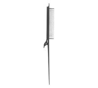 Toyvian Pettine Professionale Nero in Plastica Coda Appuntita per Mèches, Uso Domestico e Salone, Strumento per Acconciature Funzione Protettiva e Tocco Gentile