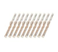 Toyvian Pezzi Mezuzah Kosher 10 Pezzi 75X1 CM Pergamene Sacre Ebraiche per Benessere e Benedizione della Porta Casa Decorazione Religiosa Israeliana per Telai Porte e Mitzvah