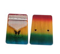 Toyvian Pianoforte Mini Kalimba Tasti Strumento Musicale in Legno Tasti in Acciaio Inossidabile Scala Incisa Per Ragazzo Ragazza Principianti e Amanti Della