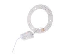 Toyvian Piastra LED Magnetica Rotonda 9w Bianca per Ventilatore a Soffitto | Modulo Smd ad Alta Qualità Colore, Attacco Plug And Play, Luce Morbida Uniforme per Camera
