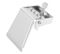 Toyvian Piastra Ponte Tailpiece per Banjo a 4 Corde in Lega Argento Facile da Riparare e Suonare per Costruzioni Nuove e Fai da Te