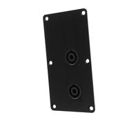 Toyvian Piastra Terminale per Speaker in Alluminio Doppio Jack Pannello Collegamento Audio per Casse Acustiche e Subwoofer Resistente e Versatile per Installazioni Audio Professionali