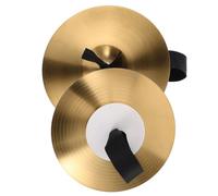 Toyvian Piatti in Metallo per Ragazzo Ragazza Mini da 8 Pollici, Strumento a Percussione per Esibizioni Scolastiche e Feste Danza