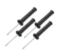 Toyvian Picchetti a Molla per Bandierina D’Angolo da Calcio Set da 4 Pezzi Base Stabile a Molla Ancoraggi a Terra per Asta Portabandiera Attrezzatura per Allenamento di Agilità sul