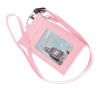 Toyvian Piccolo da donna con portamonete, design a cuore in PU rosa con cerniera, multi slot per carte e tracolla portatile per scuola e utilizzo quotidiano