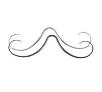 Toyvian Piercing al Naso Setto 2 Pezzi in Acciaio 16X62Mm Anelli per Piercing al Naso da Donna Corpo Comfort Uso Personale