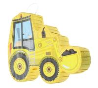 Toyvian Pignatta di Carta Gialla a Forma di Escavatore Decorazione per Feste di Compleanno e Riunioni Familiari Pignatta Messicana Fatta a Mano per Eventi Cinco De Mayo e Feste a Tema