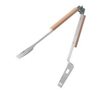 Toyvian Pinza per barbecue utensili da griglia accessori per grigliate cucinando grigliare pinze da cucina per cucinare elementi essenziali della cucina Acciaio inossidabile