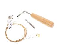 Toyvian Piroli per Lira Accessori di Ricambio per Strumenti Musicali a Corda Set di Piroli in Metallo per Arpa Lira Vite di Fissaggio per Sostituzione Superficie Liscia Durevole