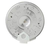 Toyvian Pitch Pipe Accordatore a 13 Toni in Abs e Ferro, Selettore Di Tono Circolare Per Mandolino, Banjo e Basso, Accordatore Per Musicisti Design Soffiato a Bocca Per Uso Facile e Preciso