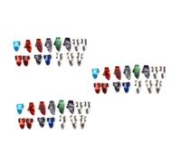 Toyvian Plettri Pollice Plettri in Celluloide in Acciaio Inossidabile Da 45 Pezzi Plettri Per Chitarra e Basso Con Custodia Plettro Per Dito Pollice Toni Della Lettino Per Dita