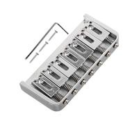 Toyvian Ponte per Chitarra Elettrica Sette Corde Ponte Liscio in Lega di Zinco Cordiera per Chitarra