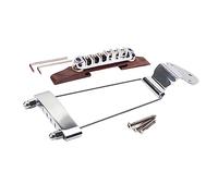 Toyvian Ponte Regolabile Palissandro Con Cordiera Per Chitarra Jazz Archtop Corde Decorato Facile Installazione Regolabile