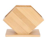 Toyvian Porta Fazzoletti da Tavolo in Bambù Resistente a Forma di Ventaglio, Scatola Decorativa per Tovaglioli, Dispenser per Fazzoletti da Banchetto per Casa, Ufficio e Ristorazione,