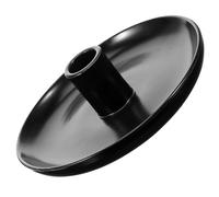 Toyvian Porta Incenso in Legno con Pietra Energetica Supporto Bastoncini Purificanti per Yoga Meditazione e Spazio Zen Vassoio Stabile e Compatto per Casa e Studio Colore Nero