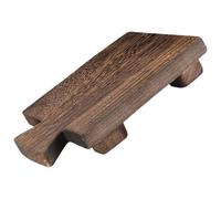 Toyvian Porta Sapone da Bagno in Legno Struttura Compatta e Versatile, Design Conciso e Attraente, come Base per Piante o Saponi in Soggiorno e Giardino Interno