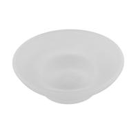 Toyvian Porta Saponetta Vetro Satinato Rotondo Piattino Porta Sapone Solido Compatto e Antiscivolo per Bagno Moderno e Camere Hotel Supporto Decorativo per Saponette Varie