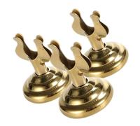 Toyvian Porta Segnaposto in Metallo, Supporto da Tavolo Elegante per Numeri e Menù, Set da 3 Pezzi 4cm per Ristoranti, Bar e Caffetterie, Clip Portamemo Multifunzione per Eventi e Feste