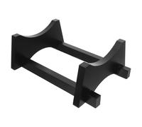 Toyvian Porta Vino in Legno Nero Supporto per Botte da 3l, Facile Montaggio, Stile Rustico Elegante, per Dispenser D'acqua e Esposizione su Piano Cucina