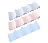 Toyvian Portabottiglie per Vino 3 Pezzi in Pp Design Minimalista e Bordi Arrotondati, Organizer Multifunzionale per Frigorifero e Cucina, Salvaspazio per Bottiglie e Lattine