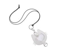 Toyvian Portachiavi per la conservazione dei Keeychain dello zaino Keychain commemorativo portachiavi di portata per Memorial PET Keyring sintetica bianca