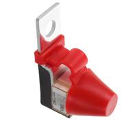 Toyvian Portafusibile per Batteria 100a 58v Dc, Montaggio su Perno M8 | Lega di Zinco e Plastica, Cappuccio Protettivo, Protezione da Sovracorrente, per Sistemi a Bassa Tensione