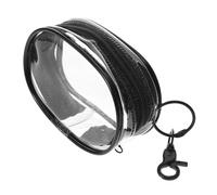Toyvian Portamonete Trasparente in PVC, e Portatile, con Gancio Robusto, per Donne, per Monete, Accessori e Cavi Dati