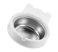 Toyvian Posacenere Design in Inossidabile Bianco da Facile da Pulire e Mantenere per Bagni e Commerciali