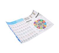 Toyvian Poster Accordi Ukulele Principianti Schema Accordi Ukulele Teoria Musicale Grandi Dimensioni Carta Patinata