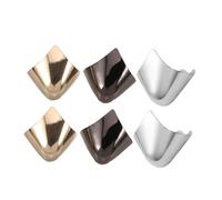 Toyvian Proteggi Punte Tacchi Alti 3 Paia Copripunta in Metallo Color Oro Argento e Grigio per Dita Piedi Puntali Decorativi per Scarpe Eleganti e Accessori Protettivi per Cerimonie e Uso