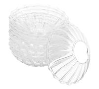 Toyvian Protezione Salvagoccia per Candele Raccogli Cera Portacandele in Set da 12 Pezzi, Vassoio Rotondo Riutilizzabile per Casa Ristorante Hotel, Antigoccia Facile da Pulire