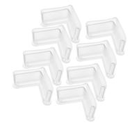 Toyvian Protezioni Angolari Trasparenti in Gomma Per Gambe Mobili, 8 Pezzi Coprigambe Per Scaffali e Letti, Cuscinetti Antiscivolo e Anti-graffio Per Uso Domestico e Ufficio