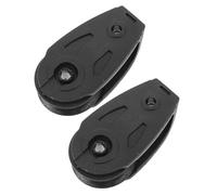 Toyvian Puleggia in Nylon per Barche a Vela 2 Pezzi, Bozzello Girevole Compatto per Carrello di Ancoraggio Kayak, Attrezzo Resistente alle Intemperie per Sistemi di Sollevamento Nautici