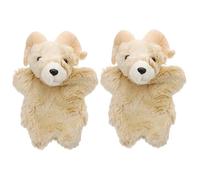 Toyvian Puppet Capra 2 Pz Burattino Di Capra Burattino a Mano Per Bambini Giocattolo Marionetta Interattiva Marionette Da Dito Animali Peluches Bambino Che Fa i Primi Passi Bambola Mobile Cotone Pp