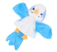 Toyvian Puppet Mano Pappagallo Morbido Peluche Realistico Artigianale per Educativo per Sviluppo Linguaggio e Abilità Motorie per Ventriloquio e Interattivo