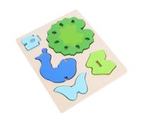 Toyvian Puzzle Animali in Legno per Educativo per Sviluppo Manuale e Coordinazione Occhio Mano Puzzle Didattico per Prime Attività Apprendimento