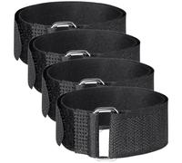 Toyvian Ramponi Antiscivolo Cinturino Regolabile in Nylon 4 Pezzi per Scarpe Fibbia in Metallo Arrotondata Accessori per Alpinismo e Camminata su Ghiaccio per Uomo Donna e