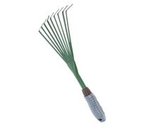 Toyvian Rastrellino da Denti Rinforzati per Pulizia Foglie e Escrementi Animali Antiscivolo Strumento Resistente Intemperie per e Cortile