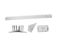 Toyvian Righello Misuratore per Chitarra Multifunzione in Strumento Regolazione Altezza Corde e per Chitarra Elettrica e Acustica Kit Luthier Professionale per Setup e Manutenzione