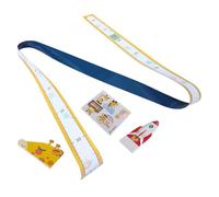 Toyvian Righello Per Misurare L'Altezza Dei Adesivi Murali Decalcomania Per Misurare L'Altezza Dei Tabella Di Crescita Dell'Altezza Del Righello Per La Crescita Della