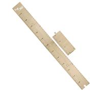 Toyvian Righello Strumento Educativo Beige per Ragazzo Ragazza per Altezza in Legno Adesivo per Registrare la Crescita nella Decorazione della Parete della Stanza