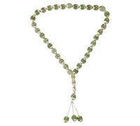 Toyvian Rosario Musulmano Creativo con Perline in Pietra Naturale Bracciale da Preghiera Leggero e Compatto Accessorio Islamico Unisex per Culto e Meditazione Colore Colore Casuale